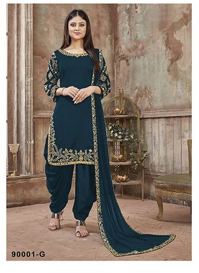 Twisha 90001 Heavy Faux Georgette With Embroidery Cording Real Mirror and Fancy Diamond Work Salwar Kameez Collection